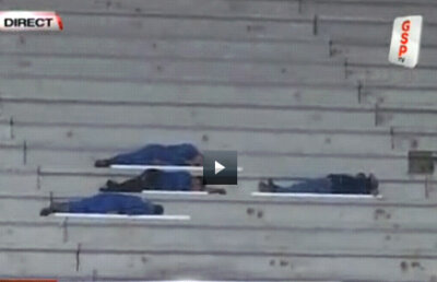 VIDEO / Mircea Sandu a fost în vizită la noul stadion din Ploieşti » Muncitorii DORMEAU în tribună :X