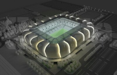 Un fan a proiectat o bijuterie pentru Steaua: Aşa poate arăta stadionul Ghencea!