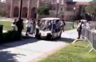 VIDEO Cîţiva fotbalişti ai Realului au fost implicaţi într-un uşor accident rutier