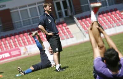 Duşan Uhrin a condus ultimul antrenament la Timişoara: ”Nu puteam să rămîn doar pentru bani”