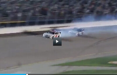 VIDEO / Cel mai DRAMATIC final de cursă din istoria NASCAR » I-a explodat cauciucul înainte de finish