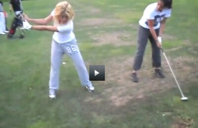 VIDEO / Shakira vrea să fie Tiger Woods în varianta feminină » Iubita lui Pique s-a apucat de golf