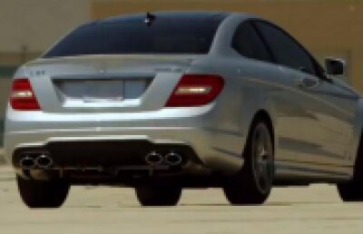 Mercedes-Benz C63 AMG Coupé, cascador de ocazie