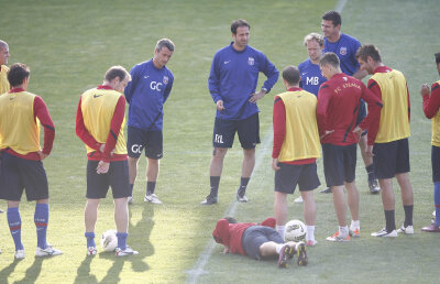 FOTO Steaua, la primul antrenament ca echipa "gazdă" pe stadionul lui CFR