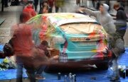 Ford Focus, decorat cu graffiti