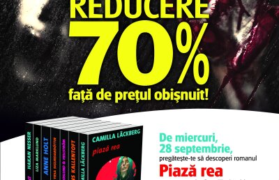 Seria Neagră de cărţi poliţiste revine cu Gazeta Sporturilor