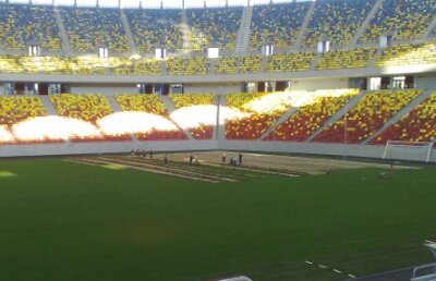 UPDATE Decopertarea gazonului de pe National Arena s-a încheiat