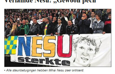 Ziarul numărul 1 din Olanda, De Telegraaf » Infirmul Neşu: "Doar ghinion"