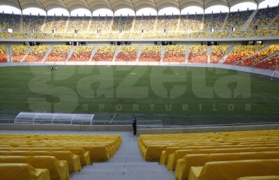 FOTO Montarea gazonului pe National Arena a decurs excelent: "Se poate juca şi mîine pe el!"