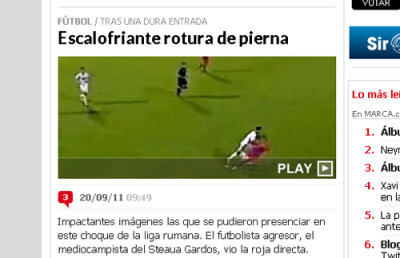 Gafă de proporţii a jurnaliştilor de la Marca!