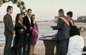 Luminiţa Anghel s-a căsătorit astăzi la Mangalia, de ziua sa de naştere