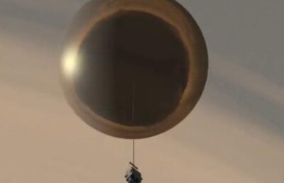 Explorări cu balonul în jurul lui Saturn