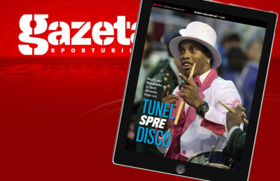 Exclusiv pe iPad şi în ziar. Ronaldinho îşi face tunel spre discotecă!