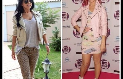 FOTO! Inna, copiata de Katy Perry la EMA 2011