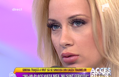 VIDEO! Simona Trasca, batuta si VIOLATA in tinerete! "M-as sinucide, m-am saturat"