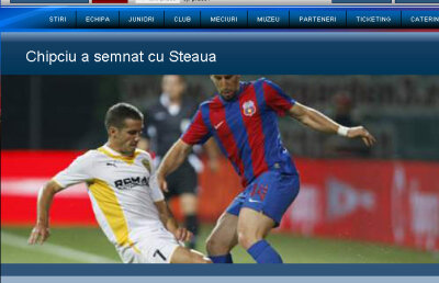 Chipciu a semnat cu Steaua pe 5 ani! » "Sînt mîndru că am jucat la Braşov, dar sper să-mi fac datoria la noul club"