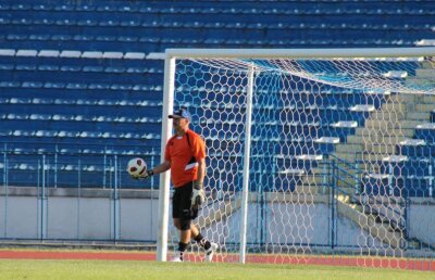 Ionuţ Popa, blocat de nămeţi! Echipa a fost pregătită de antrenorul cu portarii