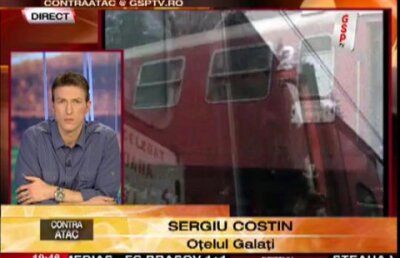 Sergiu Costin: "Mîncăm napolitane şi cornuleţe, doar nu o să stăm în tren trei zile!"