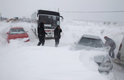 Ciprioţii de la Nea Salamina, învinşi de viscol! Nu au ajuns la Constanţa şi au pierdut la masa verde