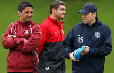 Steaua, Dinamo şi Rapid merg pe CONTINUITATE » Antrenorii păstrează pentru retur aceeaşi strategie tactică