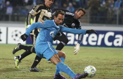 Coşmarul albastru » La -9 grade, Şirokov a înscris de două ori, dar Benfica păstrează şanse bune de calificare