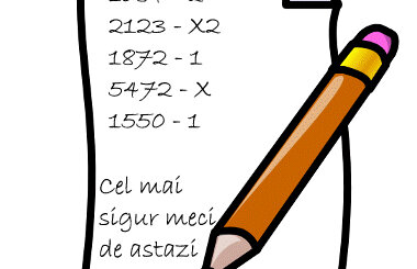 Pariori, uniţi-vă! Spune-le celorlalţi pontul zilei. 14 cote cîştigătoare oferite ieri