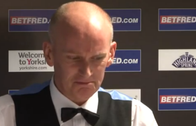 VIDEO Moment emoţionant la CM de snooker » Ebdon, în lacrimi: "Nu mi s-a permis un logo împotriva cancerului"