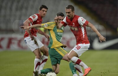 Spectacol înainte de Derby » Dinamo s-a distrat cu Mioveni (4-1) în faţa a 200 de spectatori