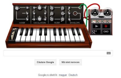 Robert Moog, inventatorul sintetizatorului, omagiat de GOOGLE printr-un logo special