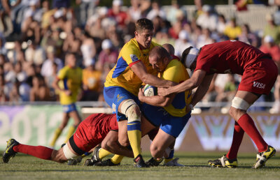 Victorie cu inima » România s-a impus în faţa selecţionatei Argentina Jaguars, scor 23-21