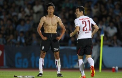 VIDEO Balotelli, model pentru japonezi » Niponii i-au copiat bucuria de la gol :D