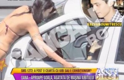 Oana Zavoranu, scandal monstru cu iubitul in plina strada