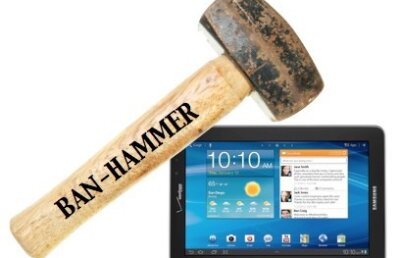 Tableta Samsung Galaxy Tab 7.7, interzisa in UE