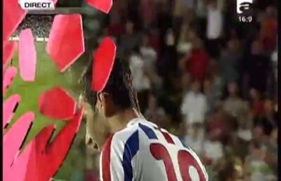 VIDEO / Min. 93 » Oţelul Galaţi - Rapid Bucureşti 1-1, gol anulat Punosevac