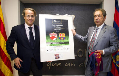 UEFA a luat act de amicalul Dinamo - Barcelona