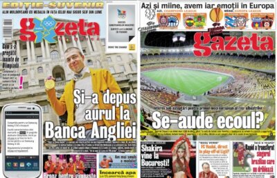 Luni, ediţie-suvenir a Gazetei Sporturilor » Totul despre Olimpiadă şi fotbal într-un SUPERZIAR de 40 de pagini!