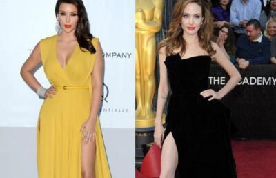 Kim Kardashian si-a luat-o in cap: "Sunt mult mai populara decat Angelina Jolie"
