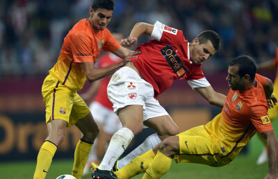 VIDEO Întîlnirea cu o poveste » Barcelona a făcut spectacol la Bucureşti. Messi şi Affelay, marcatorii golurilor din superamicalul cu Dinamo, scor 2-0