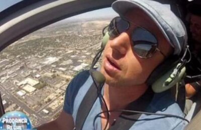Laurentiu Reghecampf, in elicopter: "Mama, dar ce frica imi este"