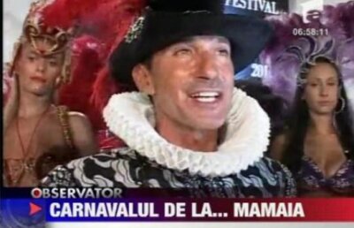 Radu Mazare s-a costumat in monarh la parada carelor alegorice din Mamaia