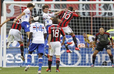 Milan ratează debutul în Seria A » Înfrîngere pe teren propriu cu Sampdoria