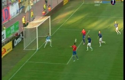 VIDEO Eroare de arbitraj: Steaua a deschis scorul contra gălăţenilor din ofsaid