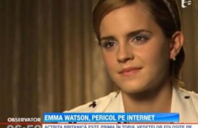 Emma Watson este cea mai periculoasa vedeta pe internet
