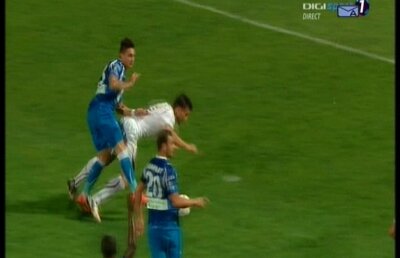 Penalty clar neacordat Rapidului cu Bistriţa!