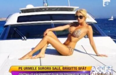 Sora lui Brigitte Sfat ii calca pe urme: Se iubeste cu un barbat extrem de bogat