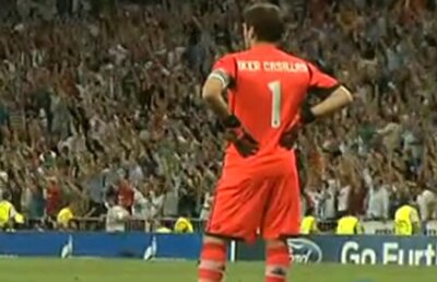 VIDEO Casillas nu s-a bucurat la golul lui Ronaldo » Vezi aici reacţia portarului celor de la Real Madrid