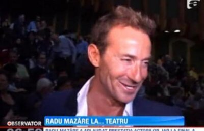 Radu Mazare a lasat pentru o seara petrecerile din club si a mers la teatru