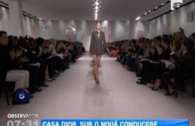 Dior a prezentat prima colectie creata de urmasul lui Galliano