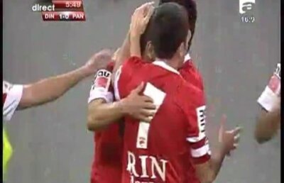 VIDEO / Min. 6 » Dinamo - Pandurii 1-0, gol Alexandru Curtean