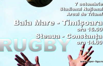 Hai la rugby cu Radio GSP! » Duminică ai finala Superligii dintre Baia Mare şi Timişoara
